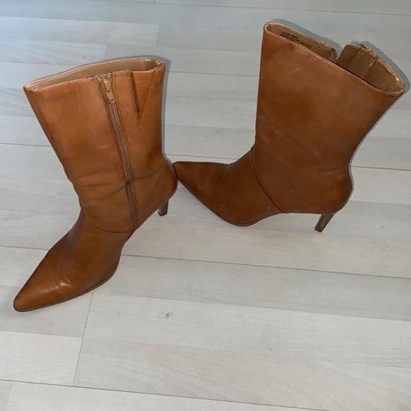 croft & barrow Shoes Croft Barrow Leather Calf Zip Up Boots Poshmark